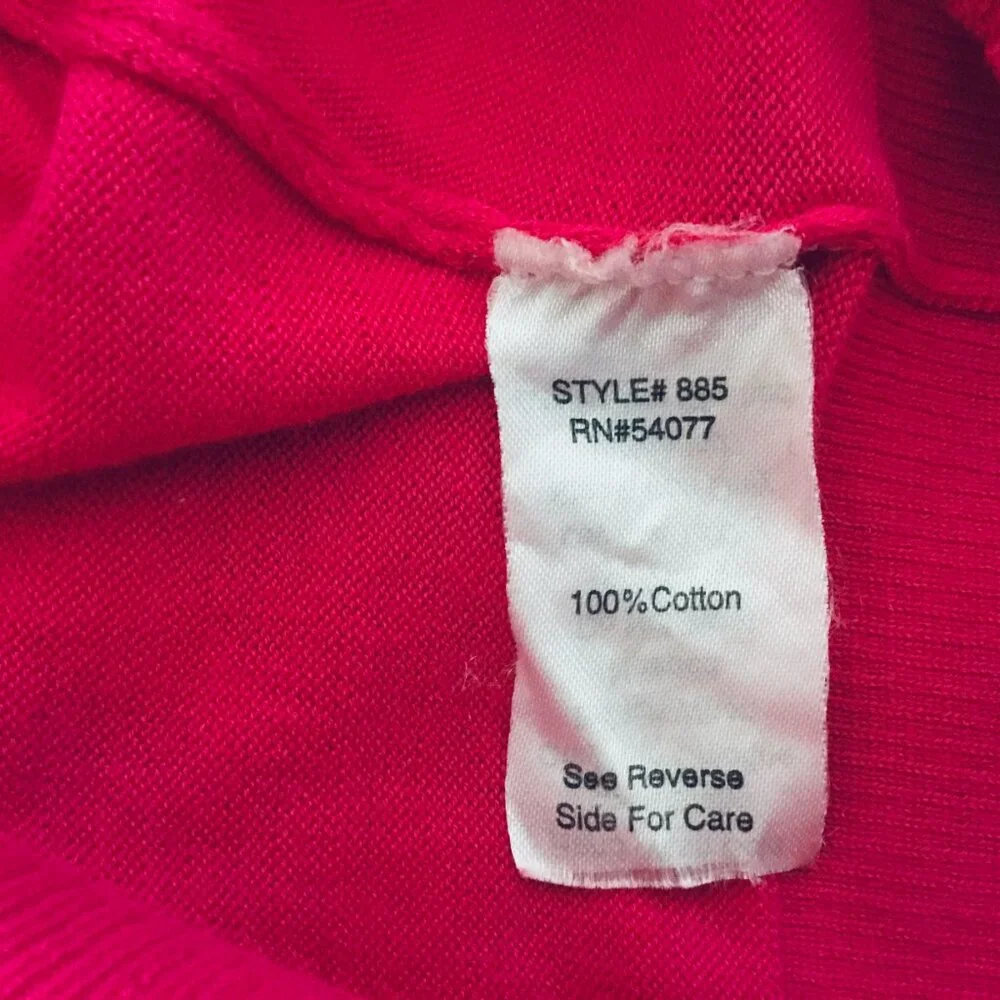 CAbi Hot-Pink Fitted Cardigan - Small - Picture 5 of 5